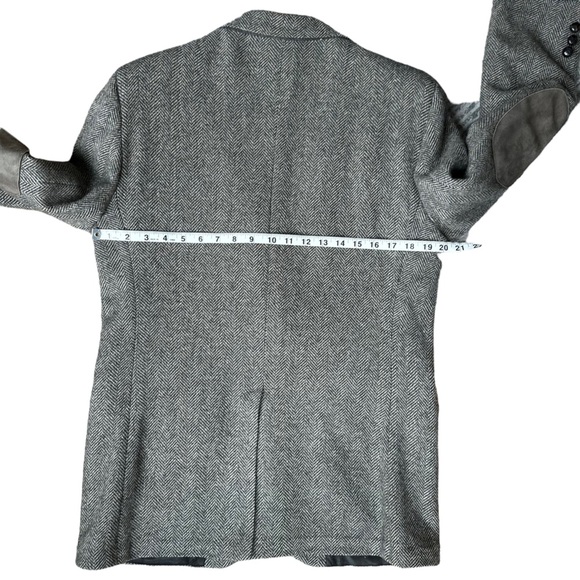 Stafford Mens Vintage Harris Tweed Two Button Sport Coat Blazer Herringbone 41R - Picture 11 of 16